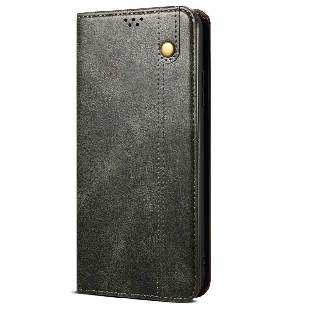Waxy knížkové pouzdro na Xiaomi 15 Ultra - zelené