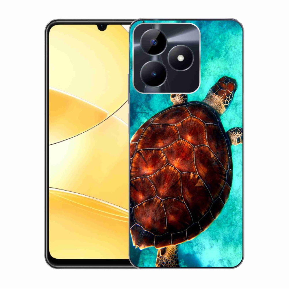 Gelový kryt mmCase na Realme C51/C53 - želva