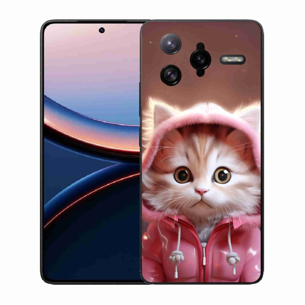 Gelový kryt mmCase na Xiaomi Poco F7 Ultra - roztomilé kotě 3