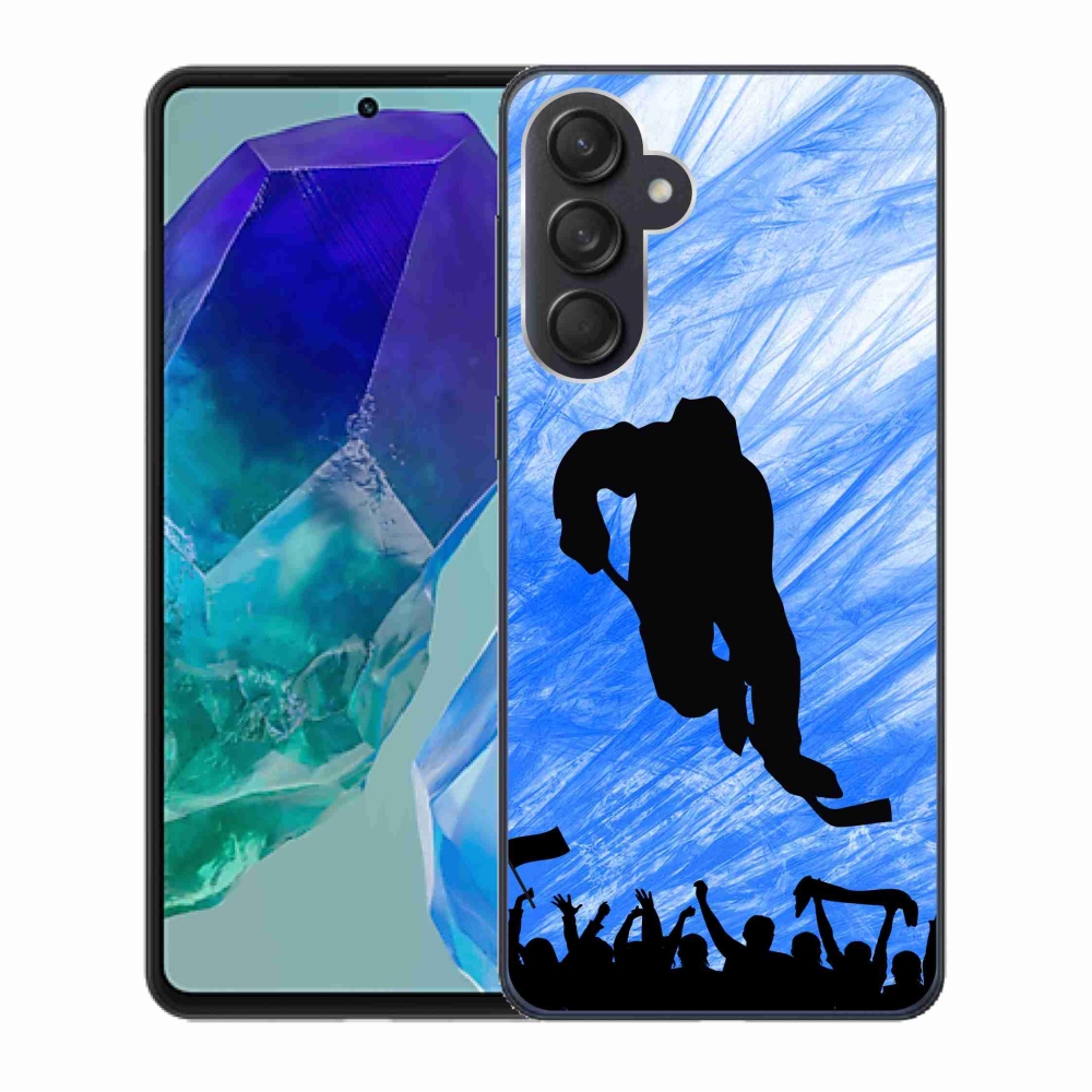 Gelový kryt mmCase na Samsung Galaxy M55 5G - hokejový hráč