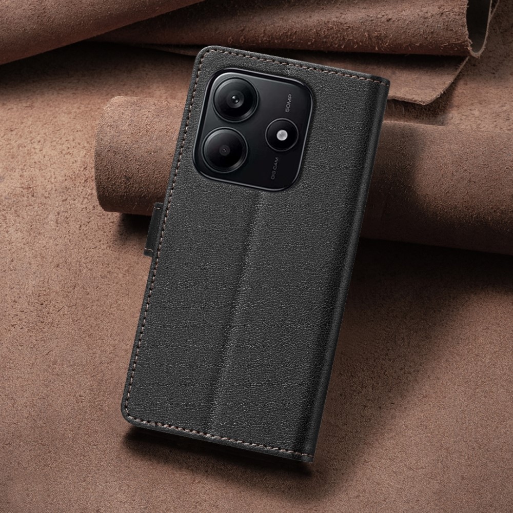 BNF knížkové pouzdro na Xiaomi Redmi Note 14 5G - černé