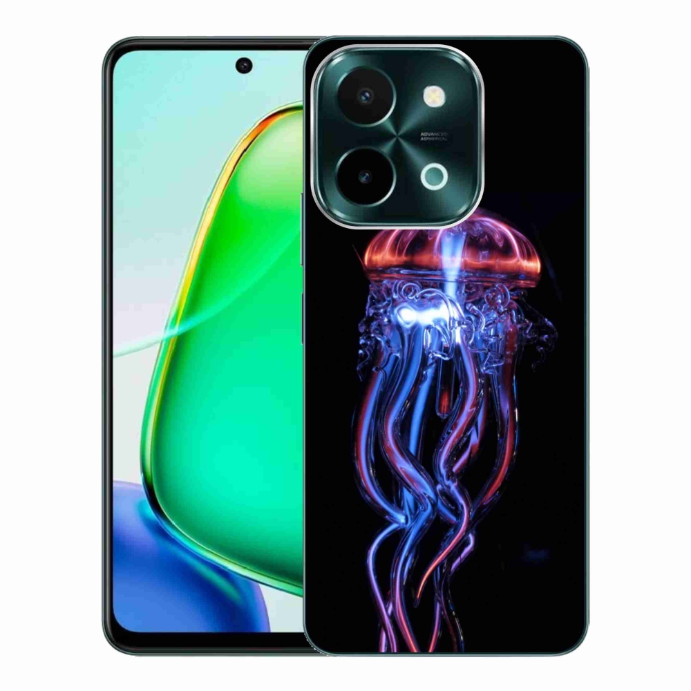 Gelový kryt mmCase na Vivo Y28 - medúza