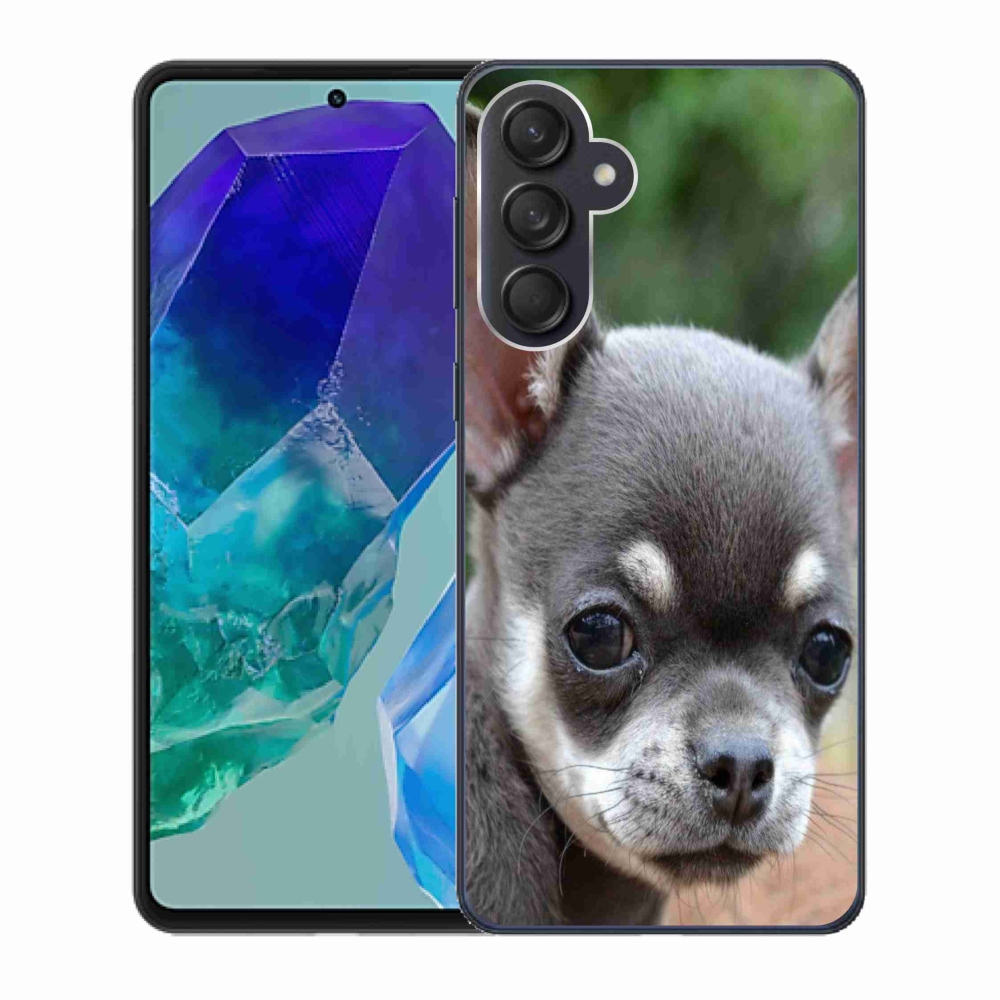 Gelový obal mmCase na Samsung Galaxy M55 5G - čivava