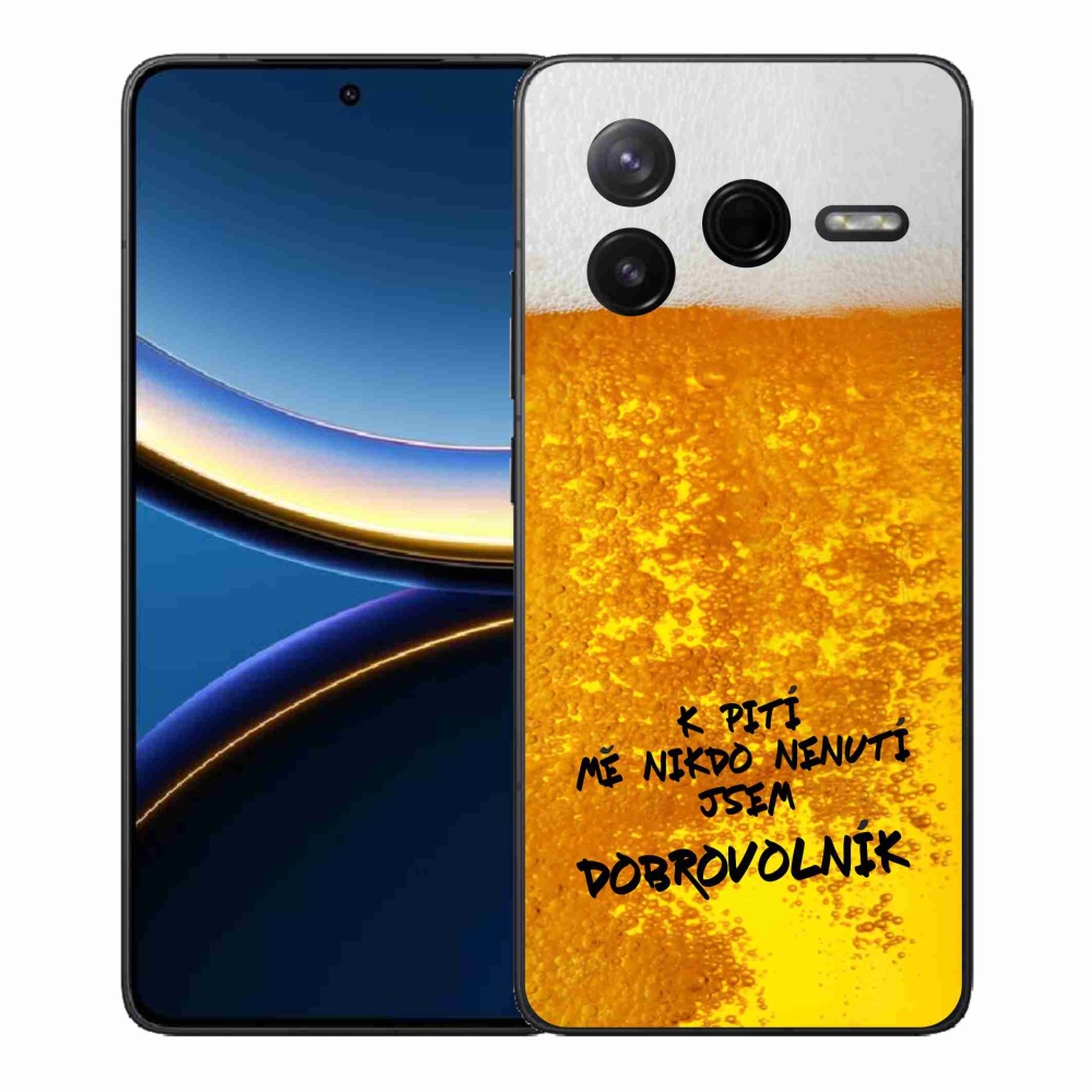 Gelový kryt mmCase na Xiaomi Poco F7 Pro - pivní motiv 4