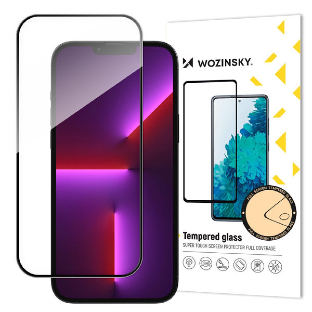 Wozinsky celoplošné tvrzené sklo na iPhone 15