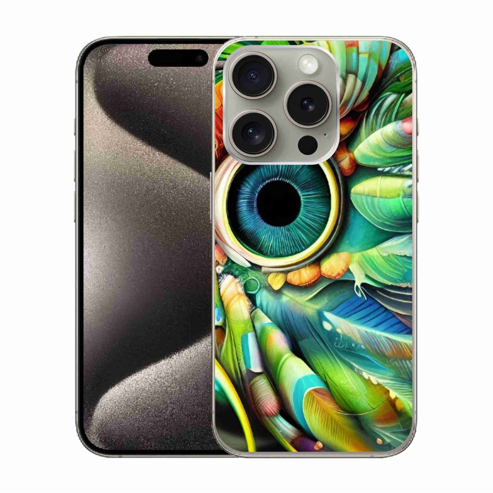 Gelový kryt mmCase na iPhone 15 Pro - abstraktní motiv 18