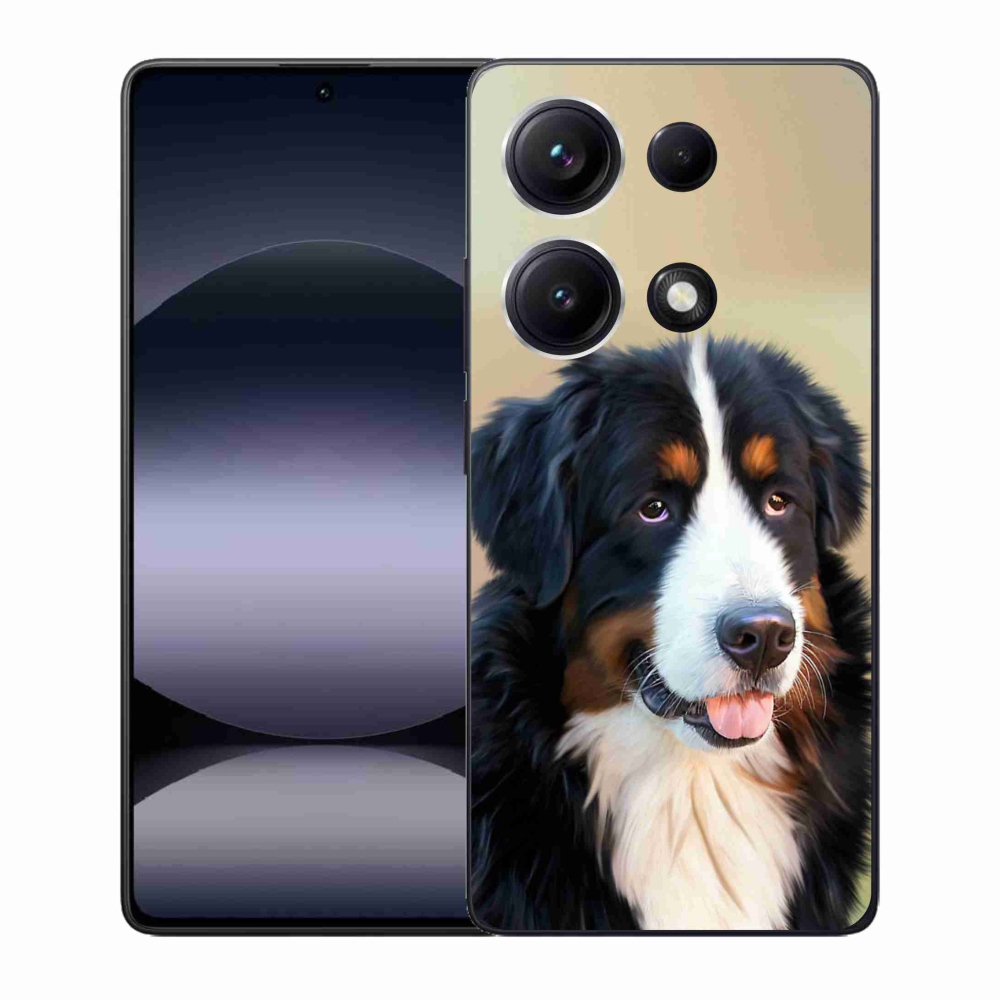 Gelový kryt mmCase na Xiaomi Redmi Note 14S - bernský salašnický pes