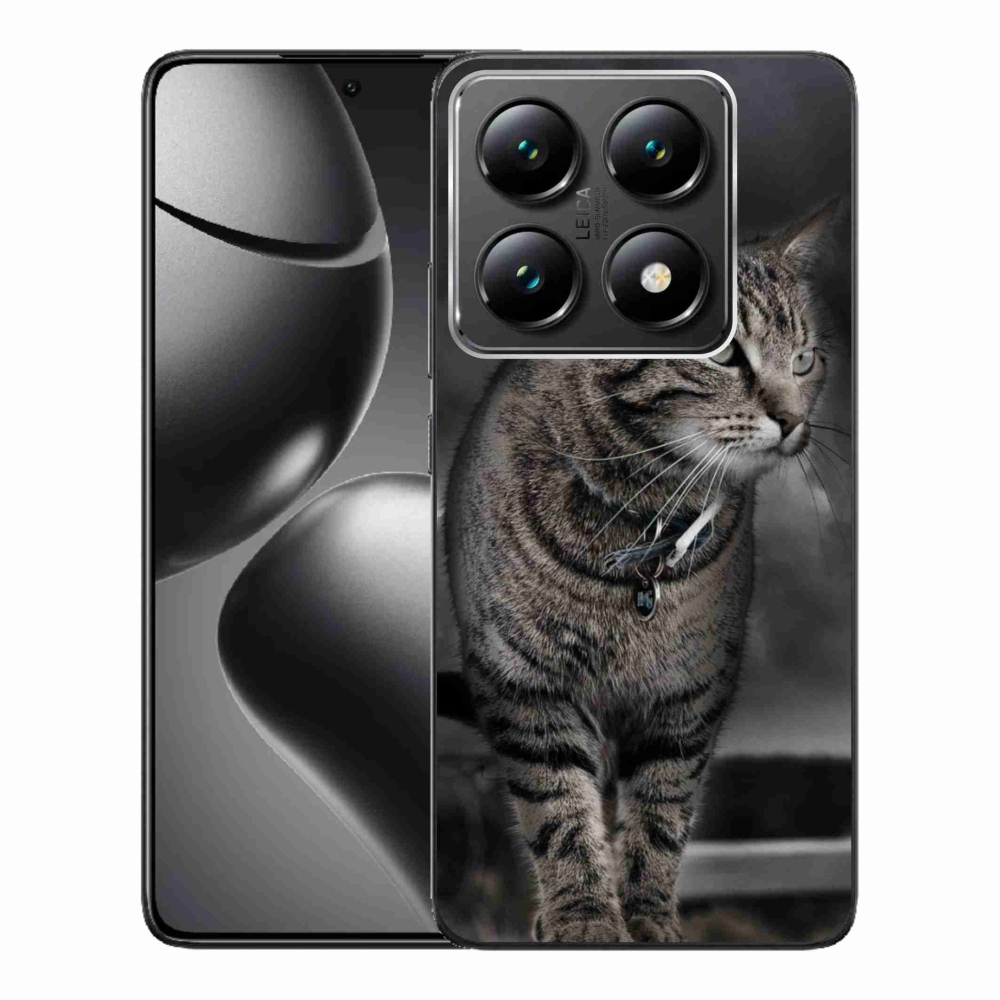 Gelový kryt mmCase na Xiaomi 14T Pro - kočka