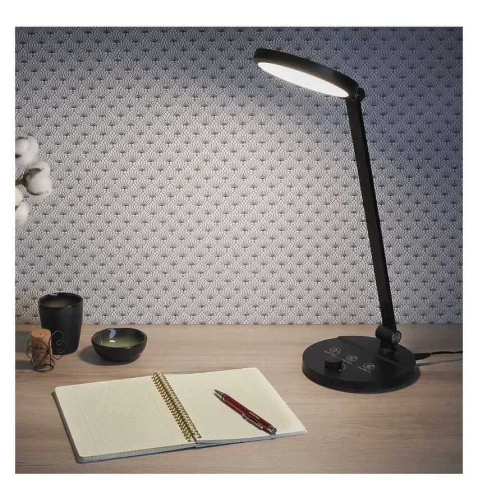 LED stolní lampa CHARLES - černá