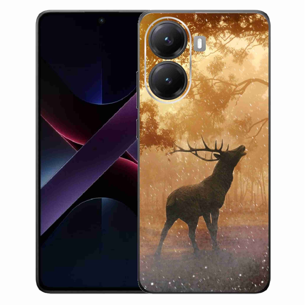 Gelový kryt mmCase na Xiaomi Poco X7 Pro 5G - jelen v říji