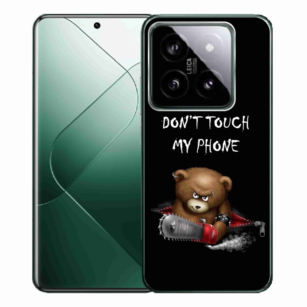 Gelový kryt mmCase na Xiaomi 14 Pro - nesahej na telefon