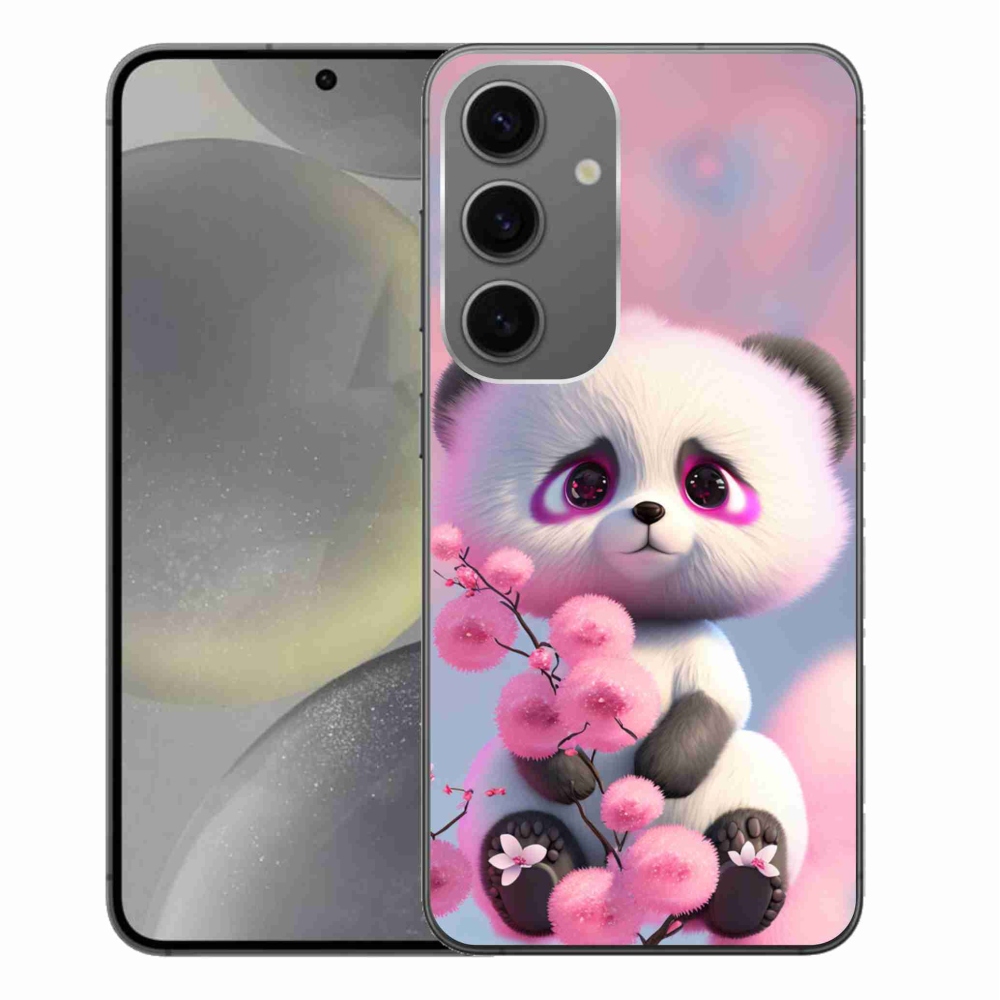 Gelový kryt mmCase na Samsung Galaxy S24+ - roztomilá panda 1