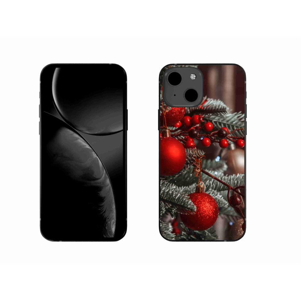 Gelový kryt mmCase na iPhone 13 - vánoční ozdoby 2