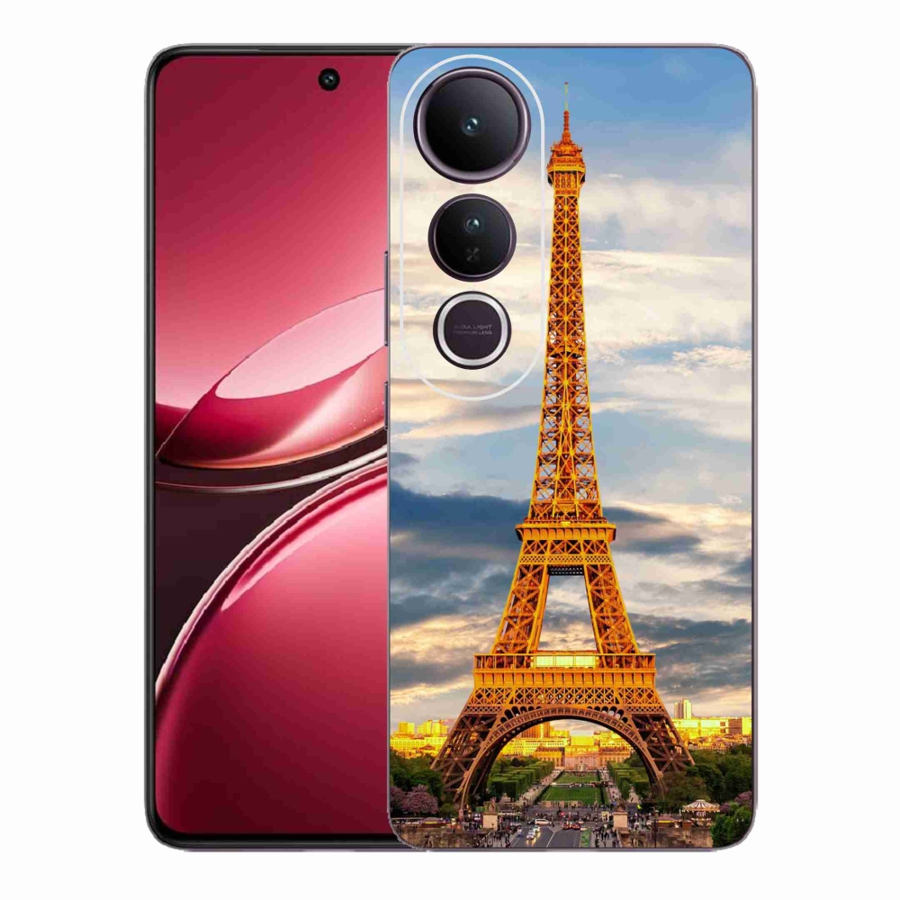 Gelový kryt mmCase na Vivo V50 Lite 4G/5G - eiffelova věž 3