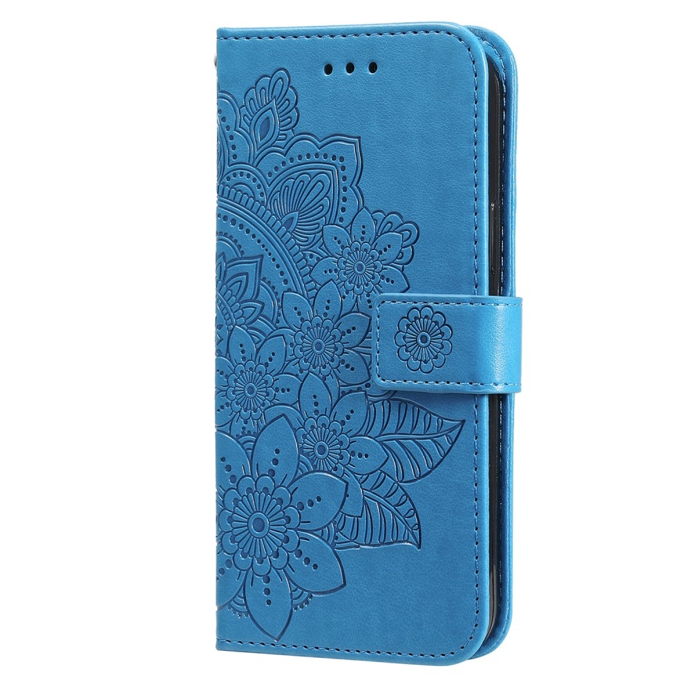 Mandala knížkové pouzdro na Vivo X200 5G - modré