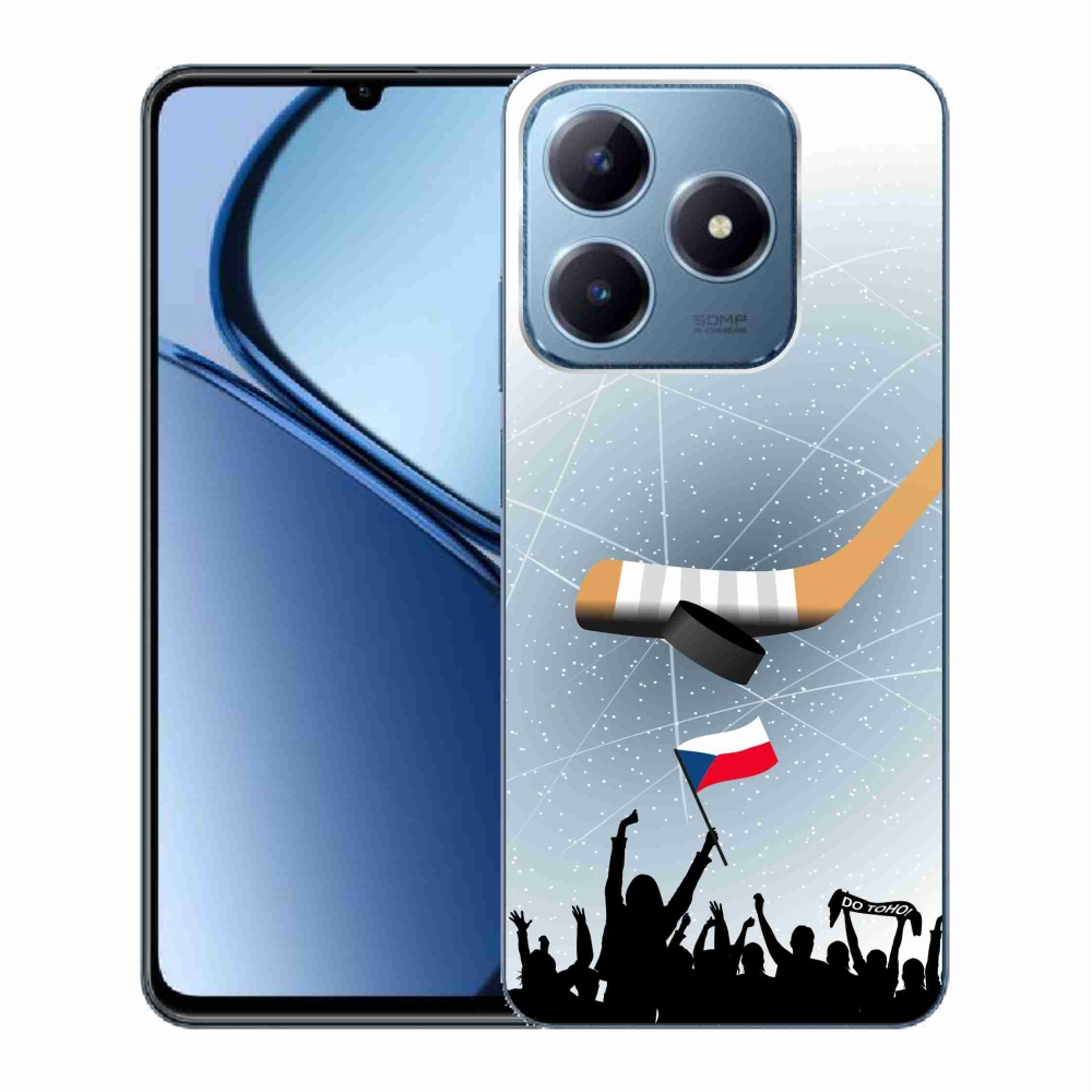 Gelový kryt mmCase na Realme C63 - fanoušci hokeje