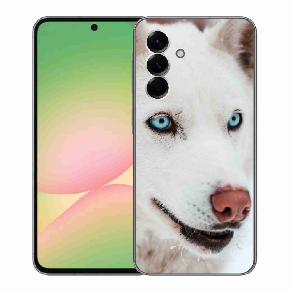 Gelový kryt mmCase na Samsung Galaxy A56 5G - psí pohled
