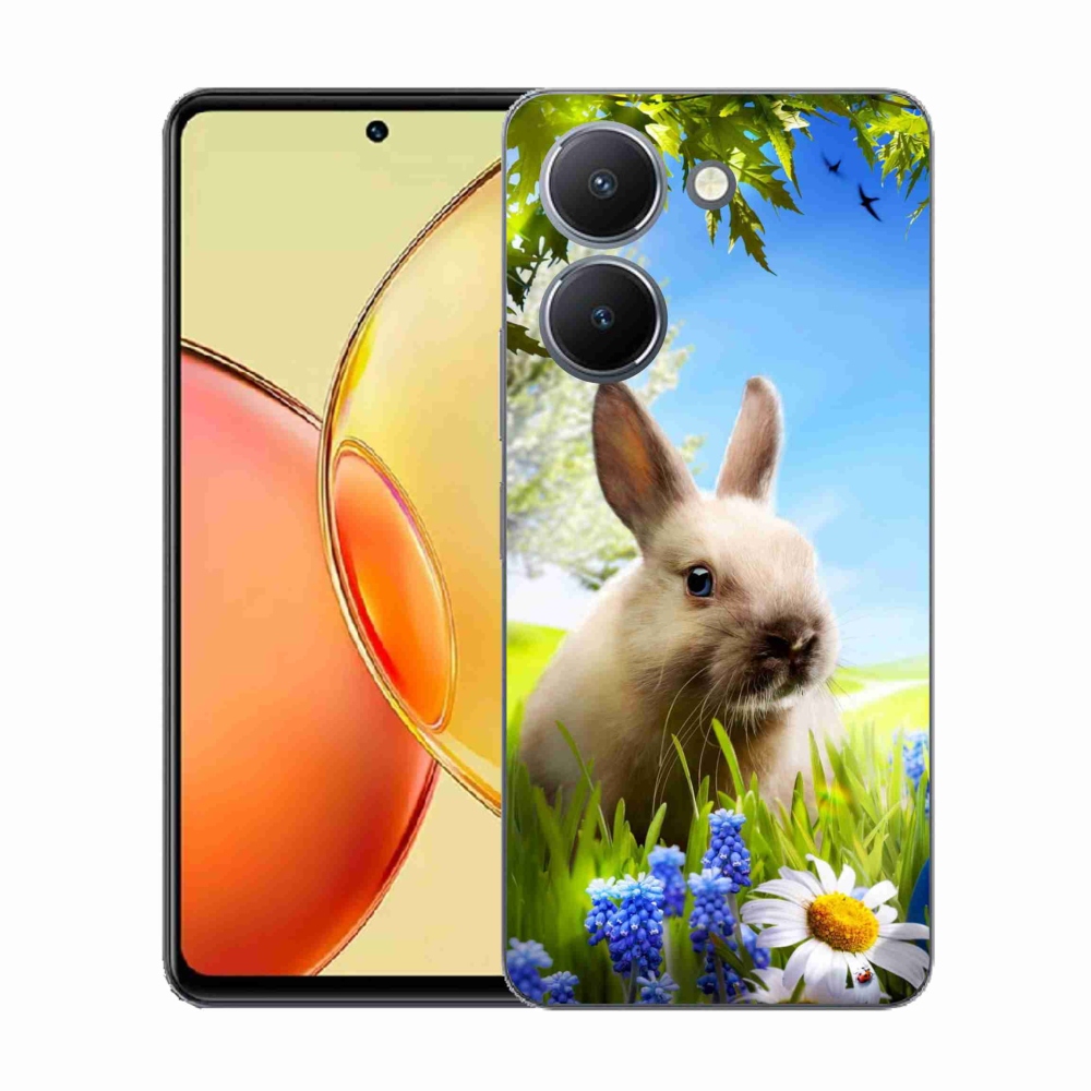 Gelový kryt mmCase na Vivo Y36 - zajíček