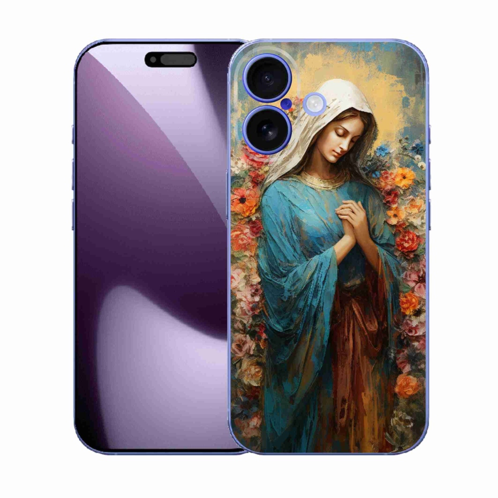 Gelový kryt mmCase na iPhone 17 - svatá žena