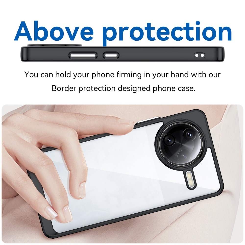 Gelový obal s pevnými zády na Xiaomi Poco F7 Ultra - černý