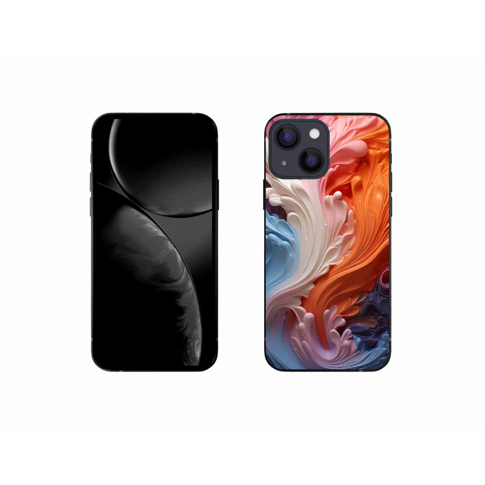 Gelový kryt mmCase na iPhone 13 mini - abstraktní motiv 8