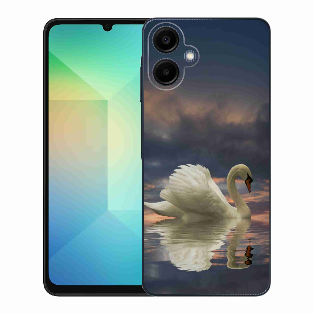 Gelový kryt mmCase na Samsung Galaxy A06 4G - labuť