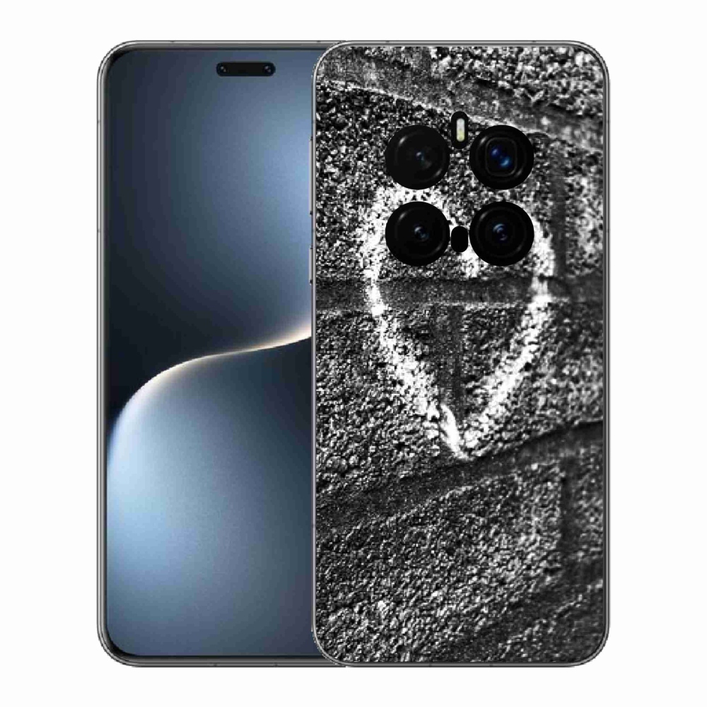 Gelový kryt mmCase na Honor Magic 7 Pro 5G - srdce na zdi
