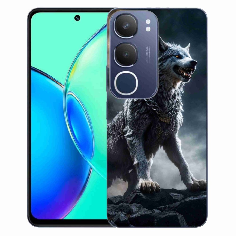 Gelový kryt mmCase na Vivo Y19s - vlk 1