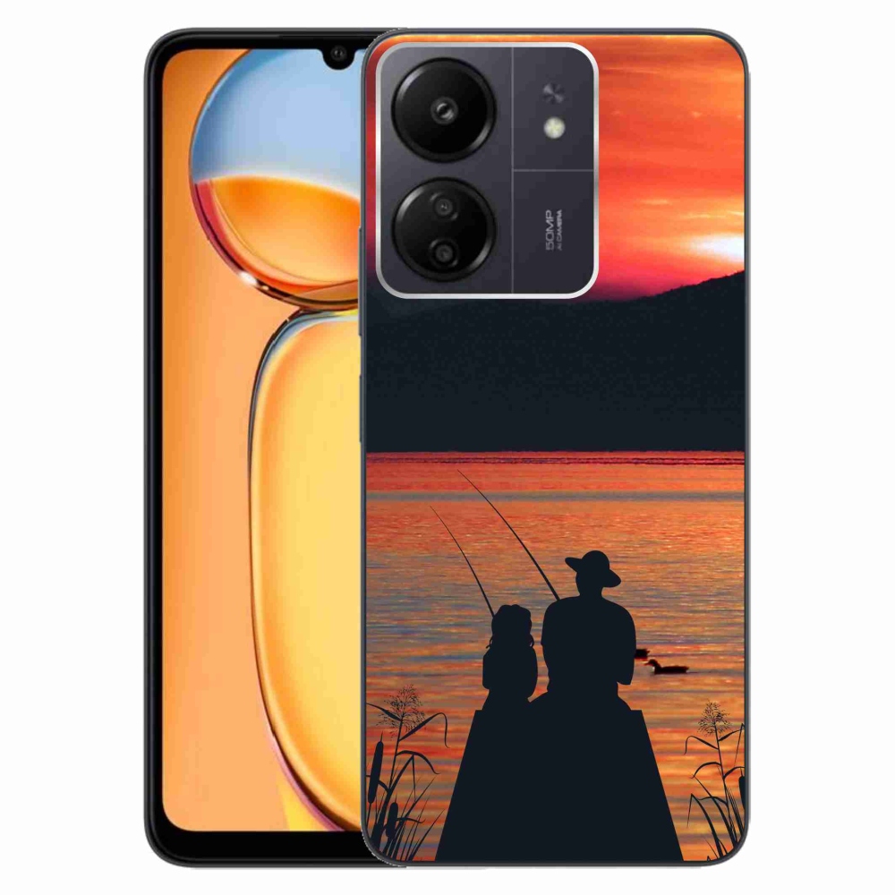 Gelový kryt mmCase na Xiaomi Poco C65/Redmi 13C - rybaření 3