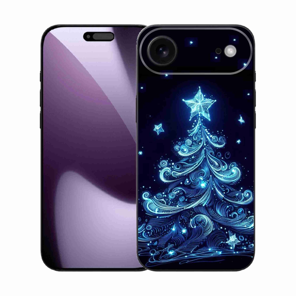 Gelový kryt mmCase na iPhone 17 Air - neonový vánoční stromek 4