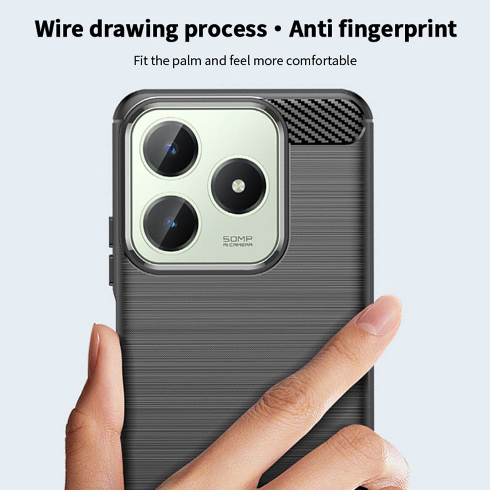 Carbon odolný gelový obal na Realme C61/C63 - černý