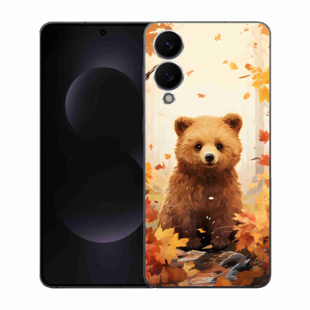 Gelový kryt mmCase na Samsung Galaxy S25 Edge - medvěd v lese