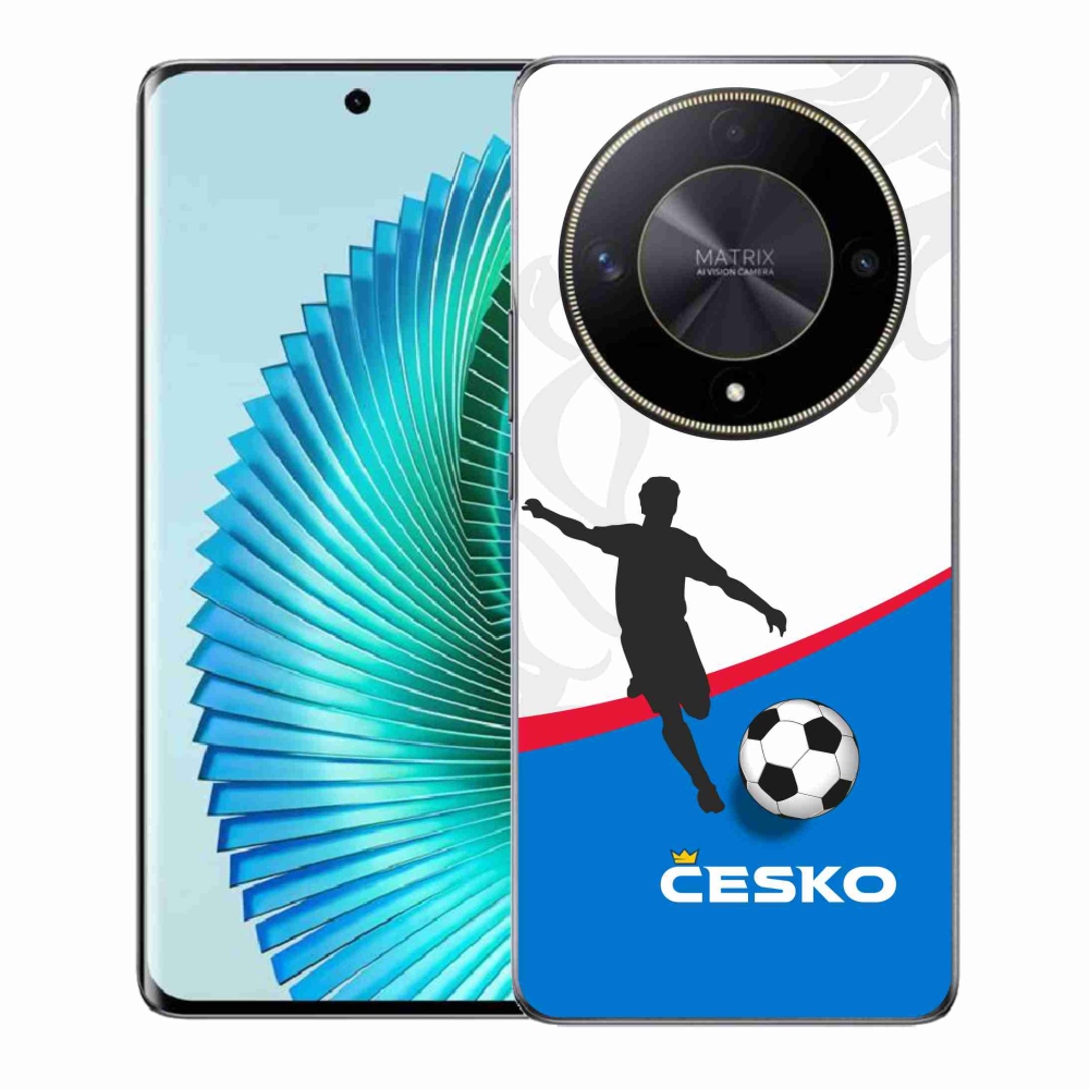 Gelový kryt mmCase na Honor Magic 6 Lite 5G - fotbal Česko 1