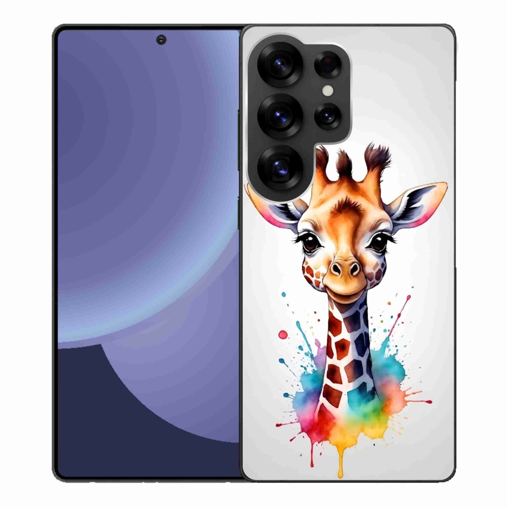 Gelový kryt mmCase na Samsung Galaxy S25 Ultra - žirafa 1