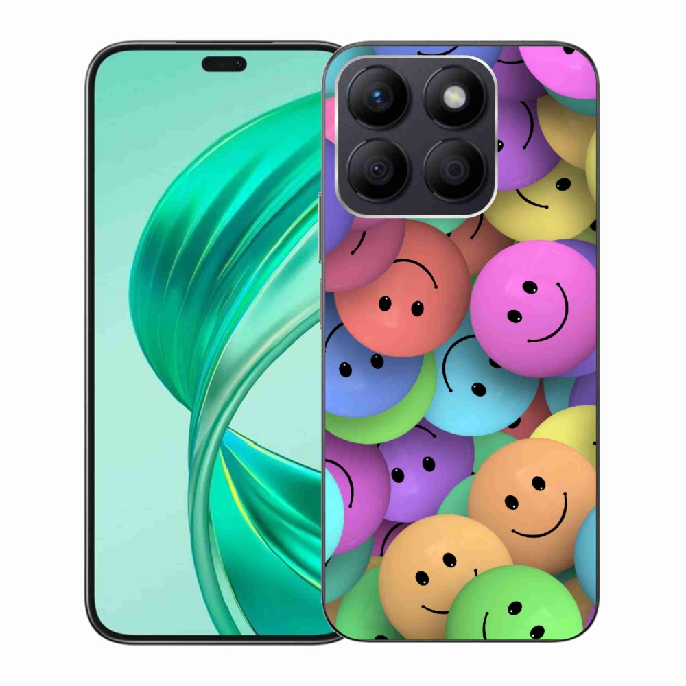 Gelový kryt mmCase na Honor X8b - barevní smajlíci