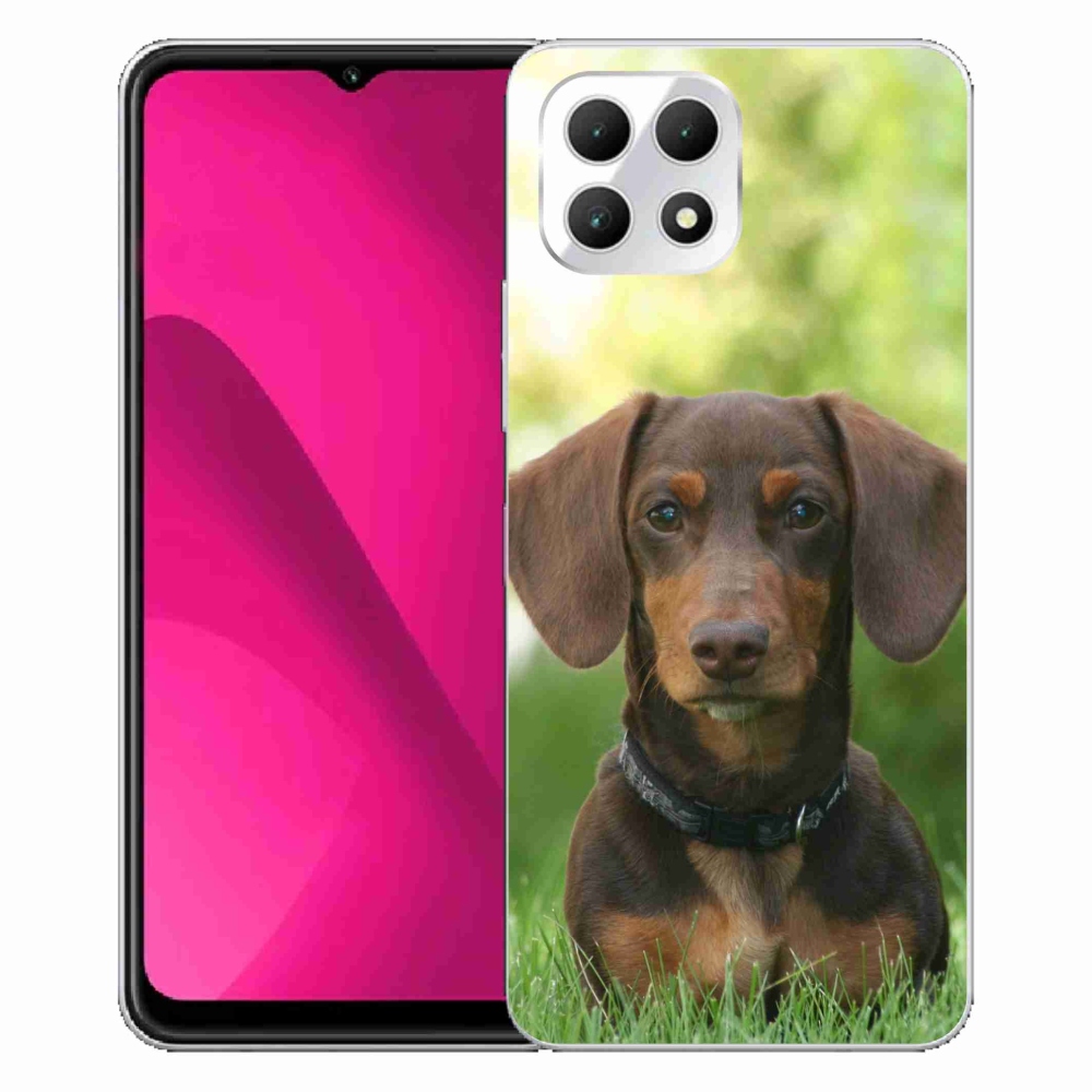 Gelový kryt mmCase na T-Mobile T Phone 2 - hnědý jezevčík
