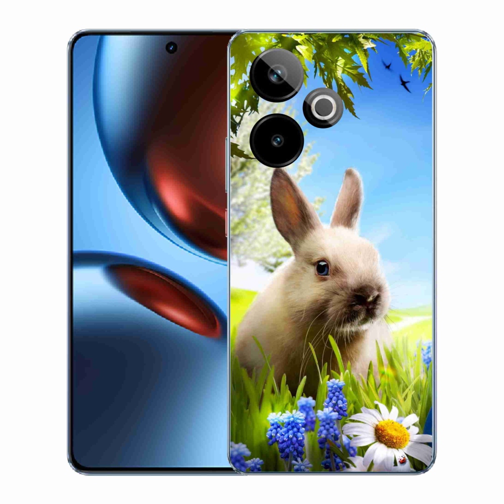 Gelový kryt mmCase na Realme GT 7 5G/GT 7T 5G - zajíček