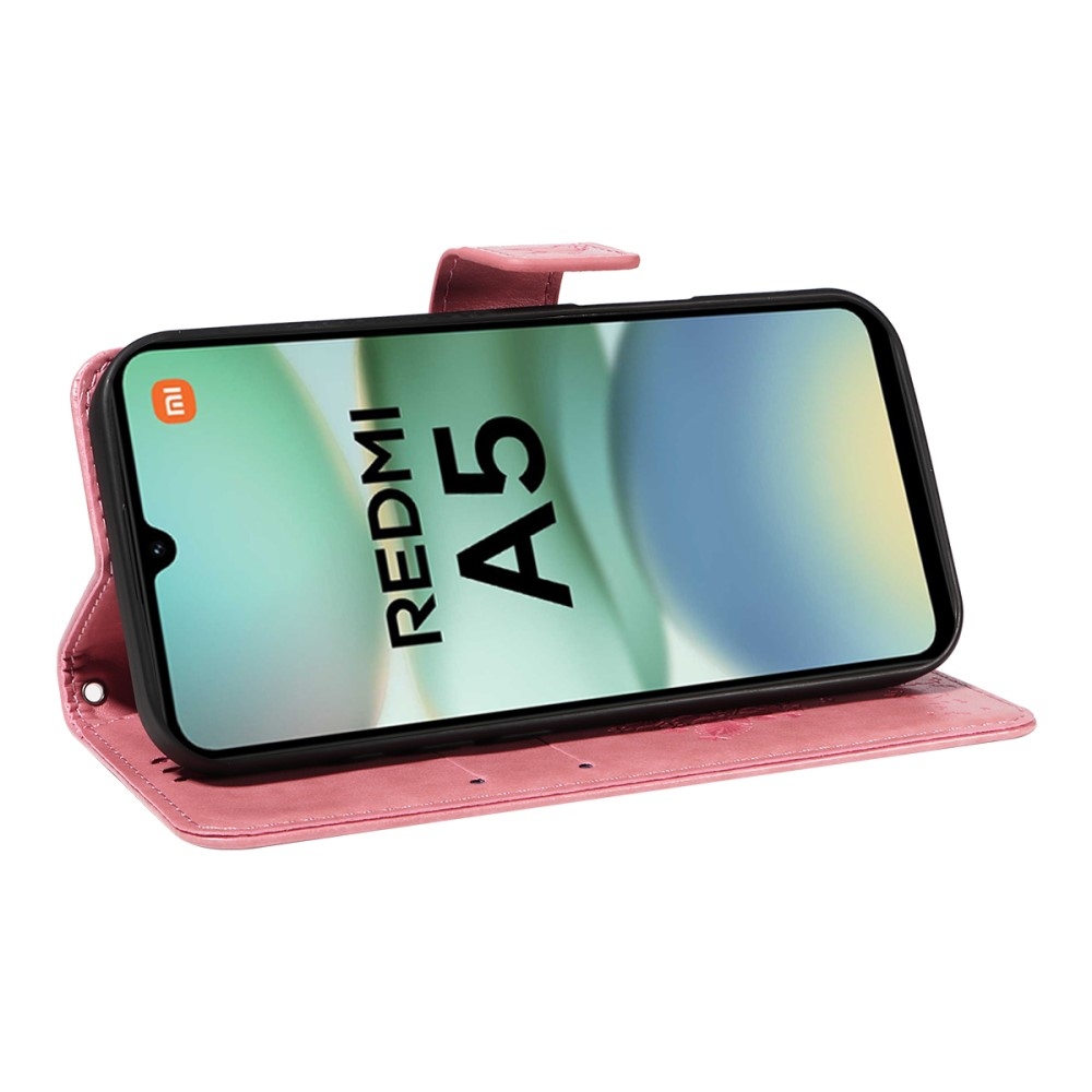 Trees knížkové pouzdro na Xiaomi Redmi A5 (173.45x79.35x8.45mm) - růžové