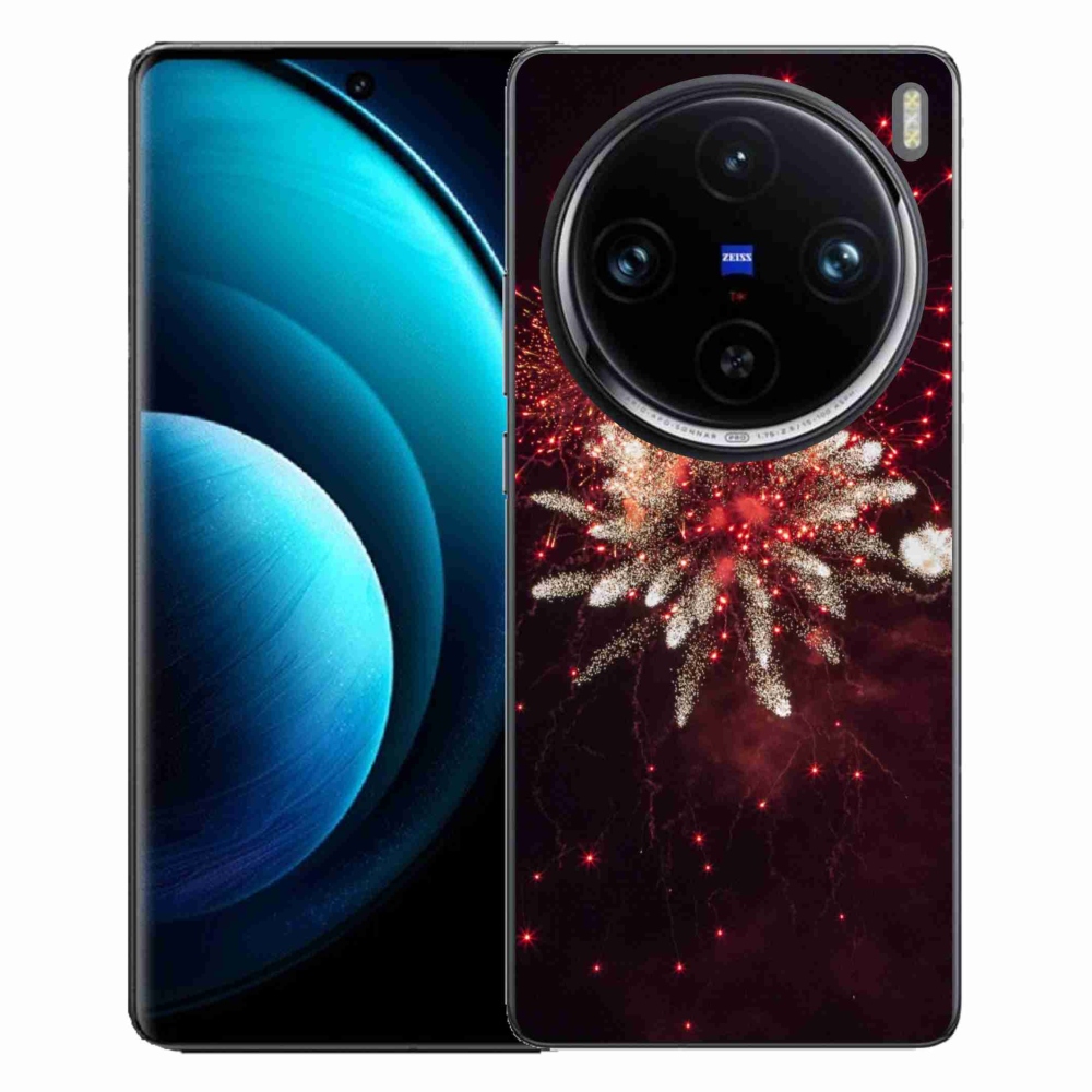Gelový kryt mmCase na Vivo X100 Pro 5G - ohňostroj