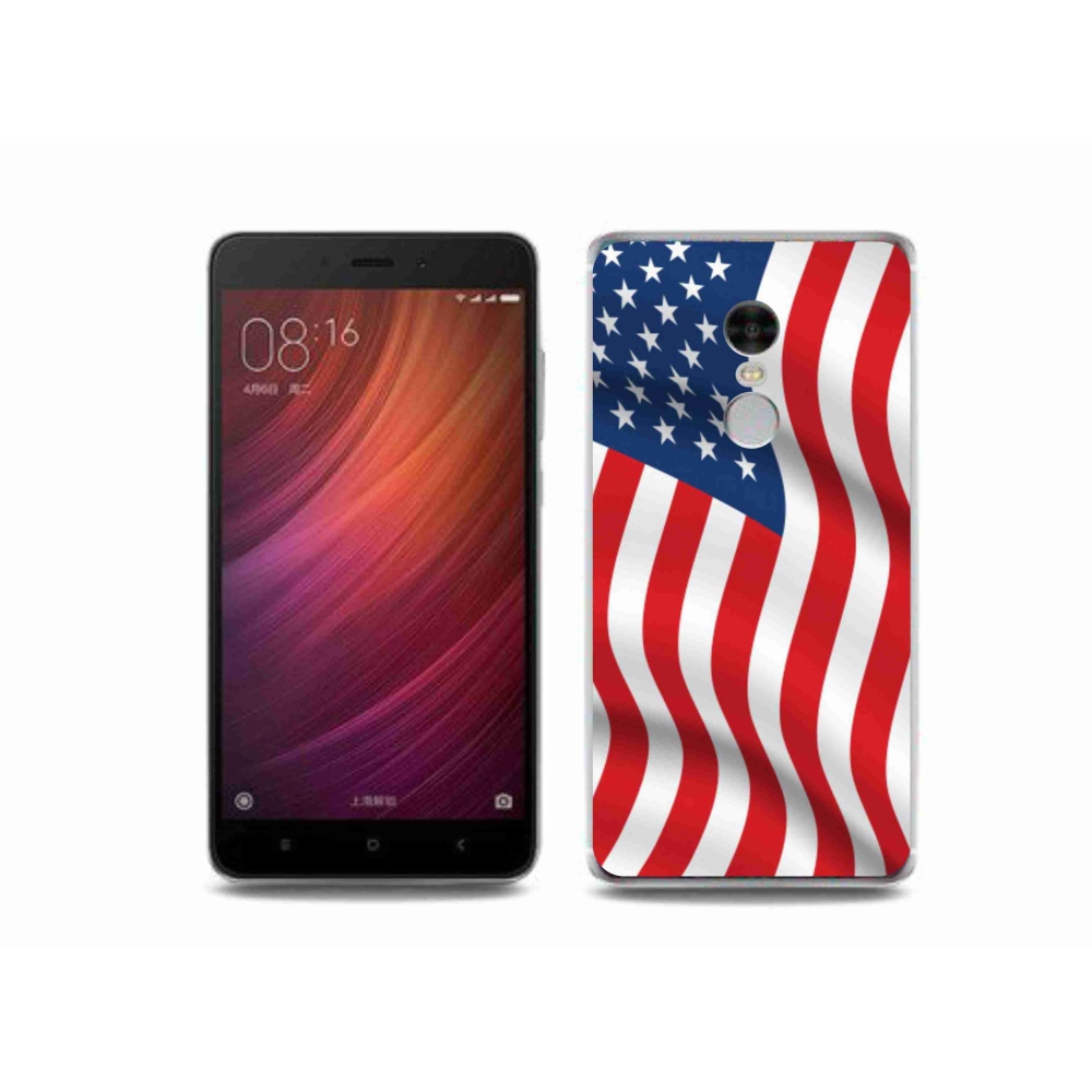 Gelový kryt mmCase na mobil Xiaomi Redmi Note 4 - USA vlajka