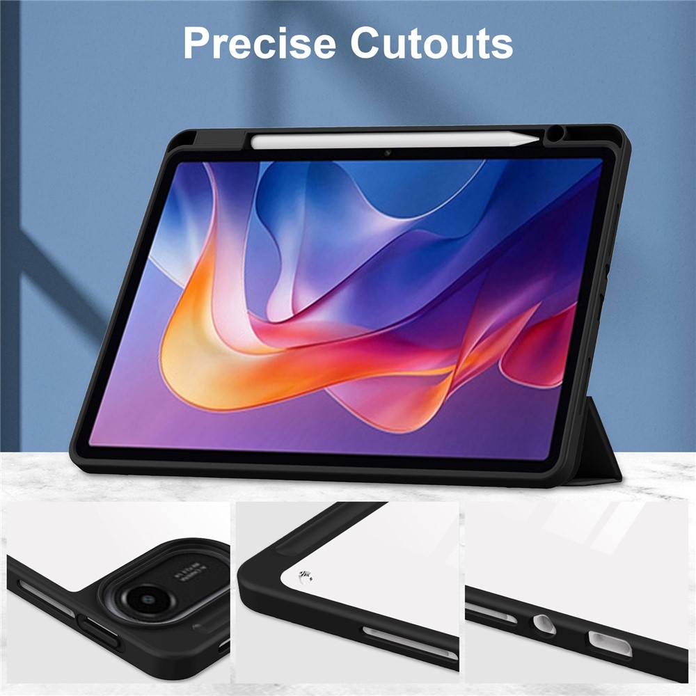 Case chytré zavírací pouzdro na tablet Xiaomi Redmi Pad 2 - černé