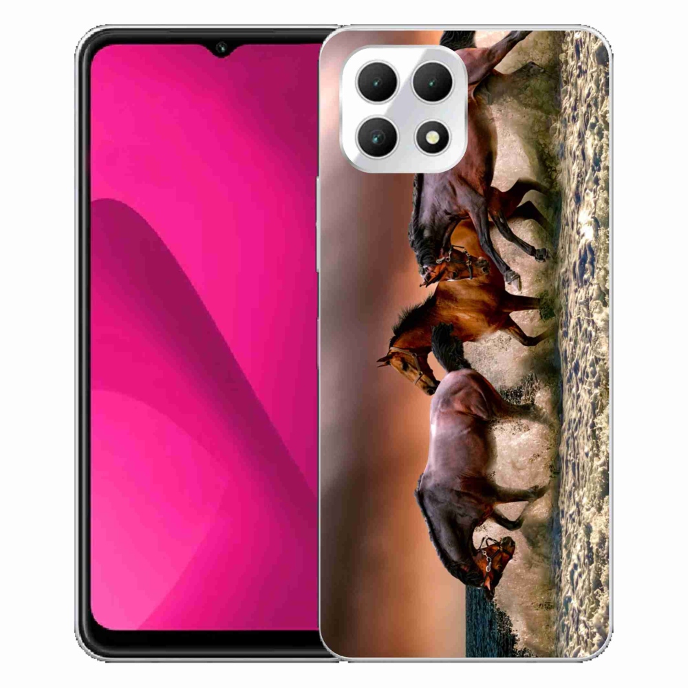 Gelový kryt mmCase na T-Mobile T Phone 2 - koně 1
