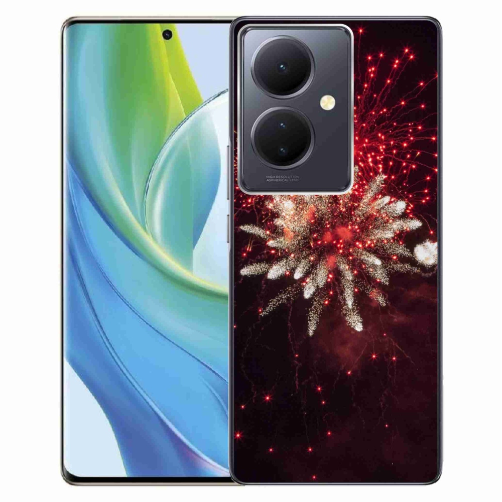 Gelový kryt mmCase na Vivo V29 Lite 5G - ohňostroj