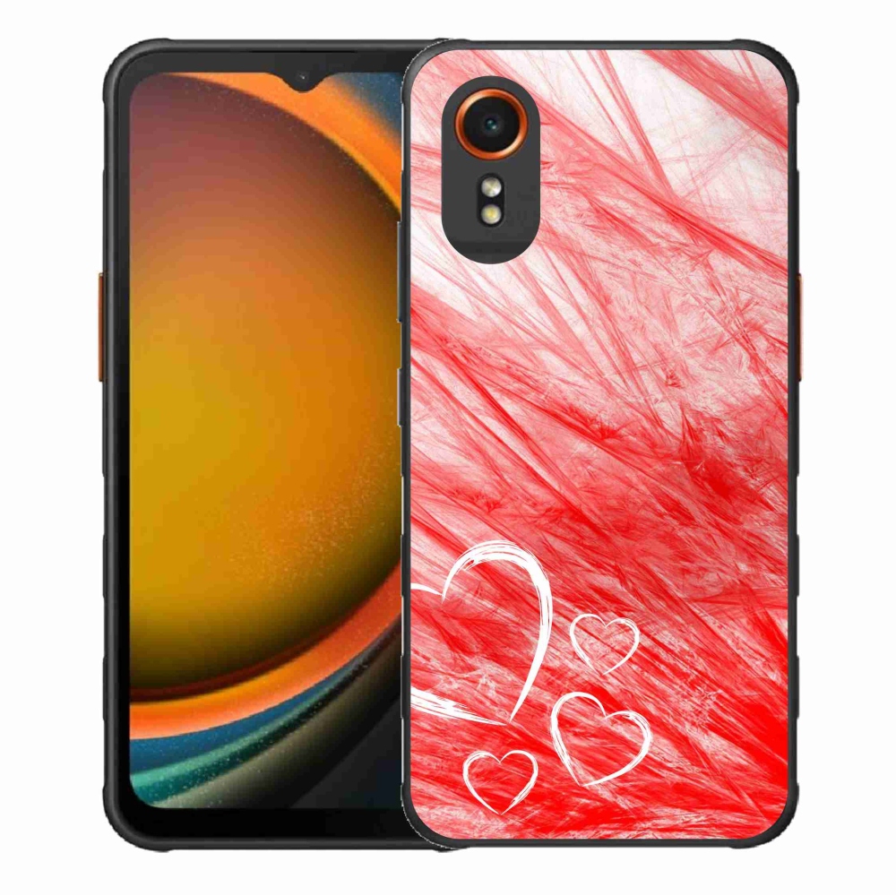 Gelový kryt mmCase na Samsung Galaxy Xcover 7 - heart