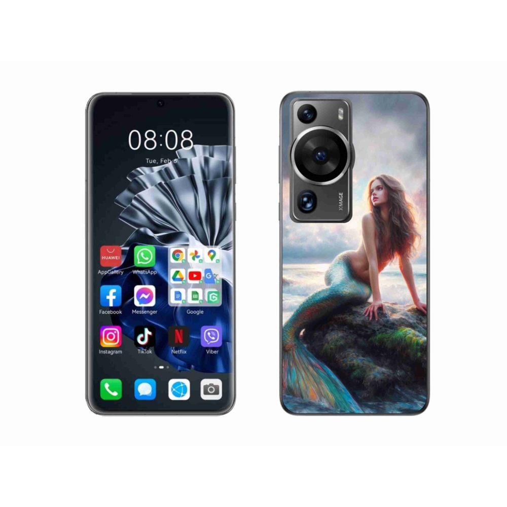 Gelový kryt mmCase na Huawei P60 Pro - mořská panna