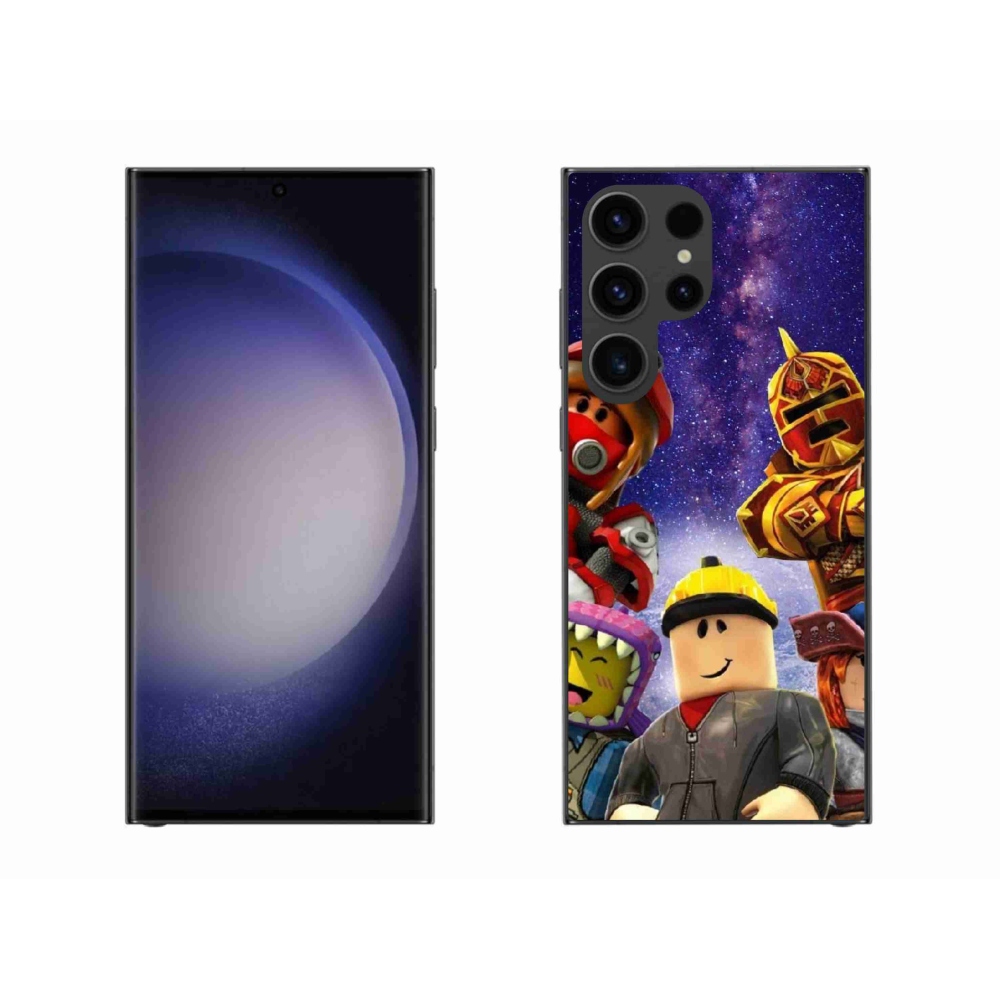 Gelový kryt mmCase na Samsung Galaxy S23 Ultra 5G - roblox 3