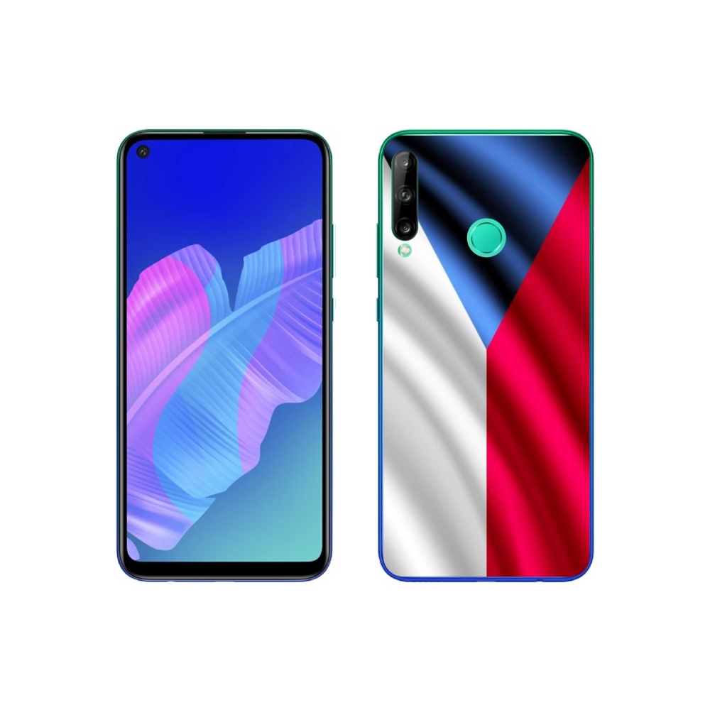 Gelový kryt mmCase na mobil Huawei P40 Lite E - česká vlajka