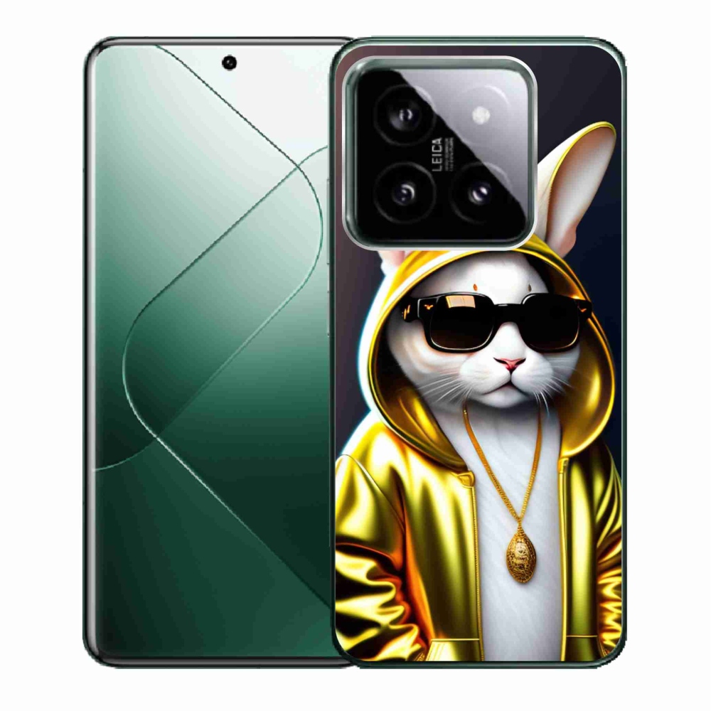 Gelový kryt mmCase na Xiaomi 14 - kočka boss