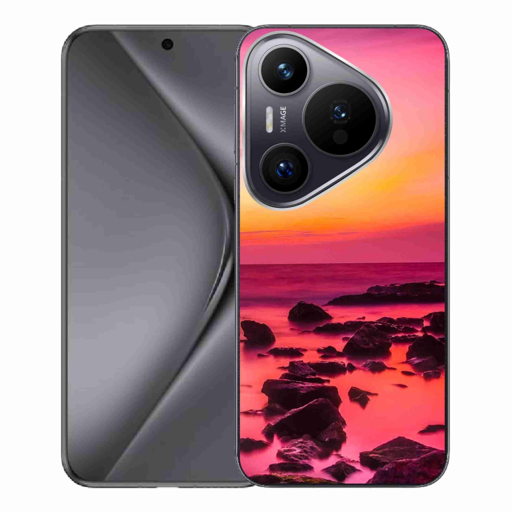 Gelový kryt mmCase na Huawei Pura 70 Pro - moře a záře