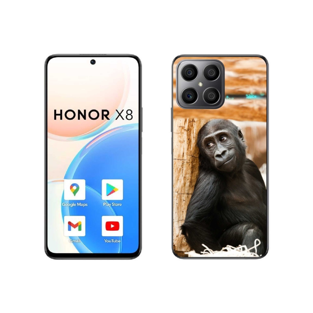 Gelový kryt mmCase na Honor X8 4G - gorila